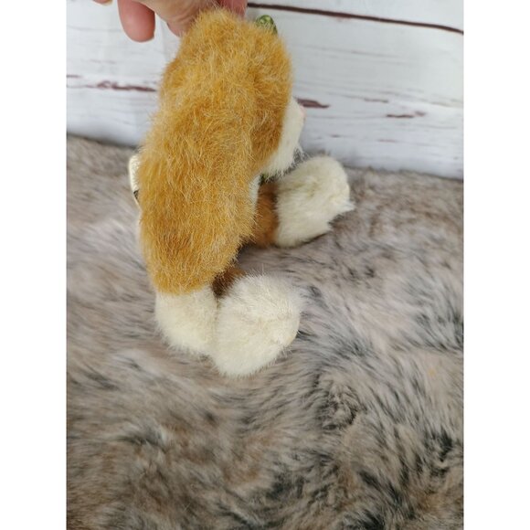 Boyds Bears Plush Bunny With Green Bow 1998-2000 Collectible - Picture 2 of 7